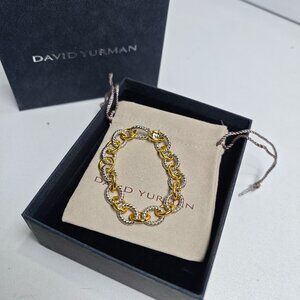 David Yurman Two-Tone Chain Link Bracelet